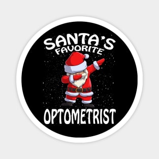 Santas Favorite Optometrist Christmas Magnet